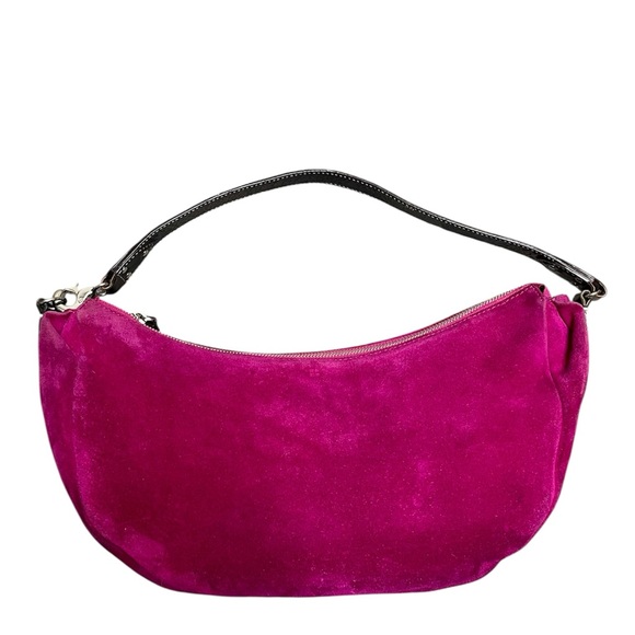 Kate Spade Suede Vintage Hobo Shoulder Bag w/ Noel Dot Stamping